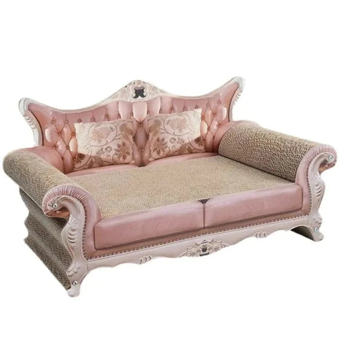 Kradse-sofa Lyserød
