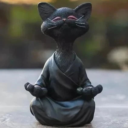 Mediterende kat - dekoration