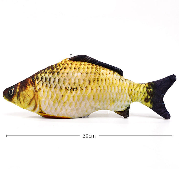 Sprøjtende fisk - bevægeligt kattelegetøj