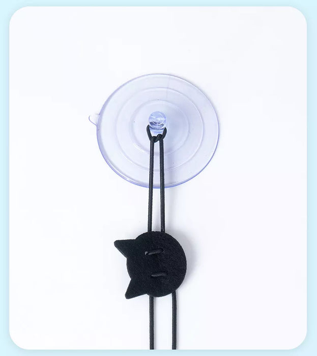 Hængende mus med sugekop - Kattelegetøj